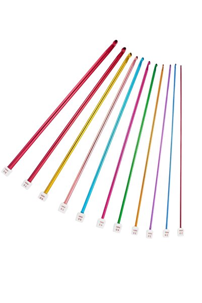 Leyaton Knitting Crochet Metalized 35 cm Size 6 Lwlhm-Rsyt34