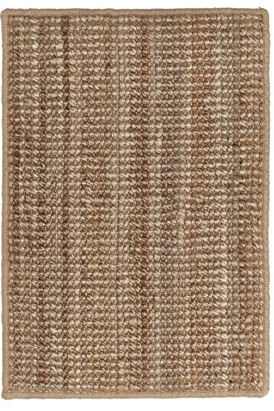 Binbirreyon Jute Door Mat Natural 40X60Cm Non-Slip Base Ke010
