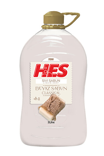 Hes صابون سائل لليدين صابون أبيض 3 لتر