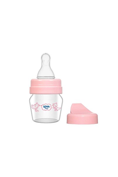Wee Baby Mini Glass Drinking Cup Set 30 Ml - Pink