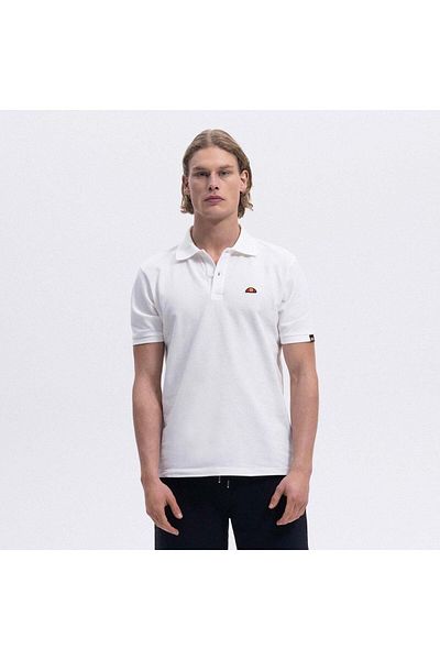 Ellesse Em460-Of Polo Collar Men's T-Shirt - Off White