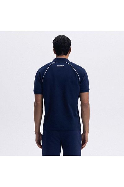 Ellesse Em407-Nv Polo Neck Men's T-Shirt - Navy Blue