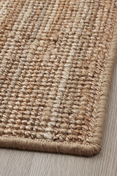 Binbirreyon Jute Door Mat Natural 40X60Cm Non-Slip Base Ke010