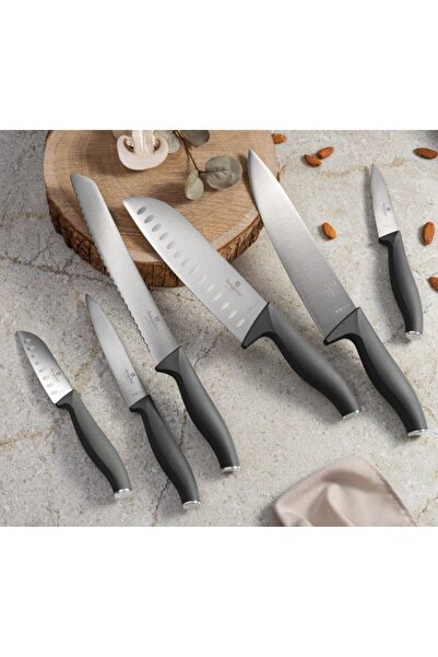 Berlinger Haus Set cuțite din oțel inoxidabil 6 buc. Colecția Antracit