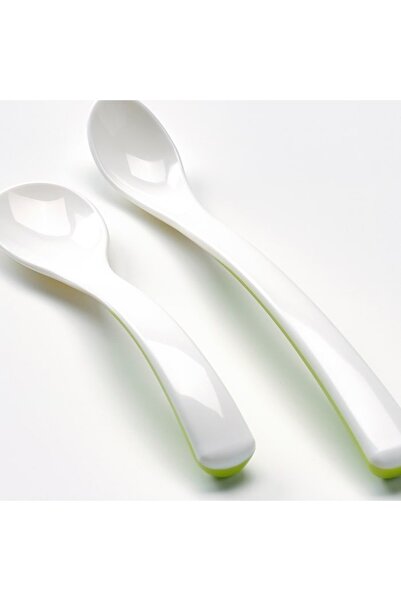 IKEA ​IKEA BÖRJA Feeding and Baby Spoon Set – Safe, Ergonomic Spoons for Infant Feeding and Self-Feeding