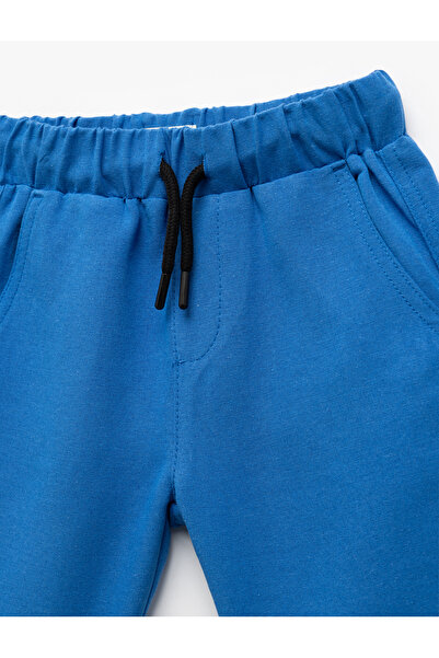 Koton Beli Bağlamalı Cepli Basic Keten Şort