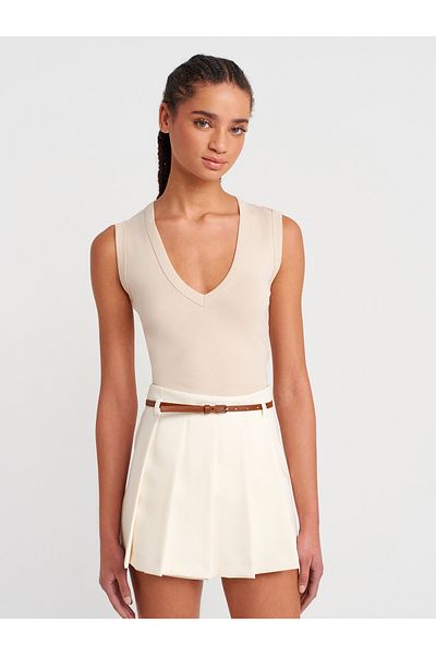 Dilvin 31632 Sleeveless Ball-Stone