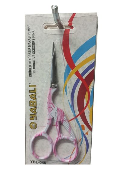 MBB ETİCARET Embroidery Scissors Swan Decorative Scissors Pink Ybl-046 Model 8