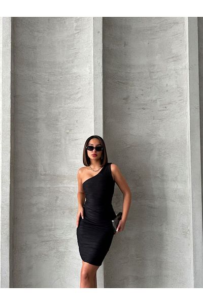ELBEY Single Shoulder Strap Dress