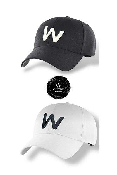 w white stars sports & wear НОВ комплект от 2 части унисекс шапка W STAR с велкро закопчалка на гърба (най-предпочитани цветове)