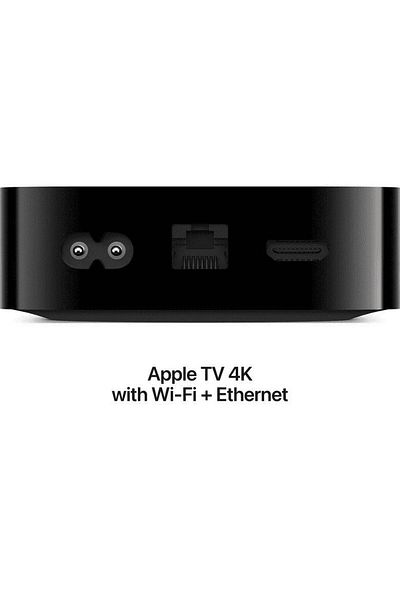 Apple TV 4K (2022), 128GB Flash, Bluetooth, Wi-Fi, LAN, Generatia 3 (Negru/Argintiu)