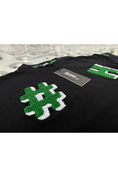 Hilal Akıncı Kids Дівчачий комплект з вишитим принтом, футболка з розрізом, к...