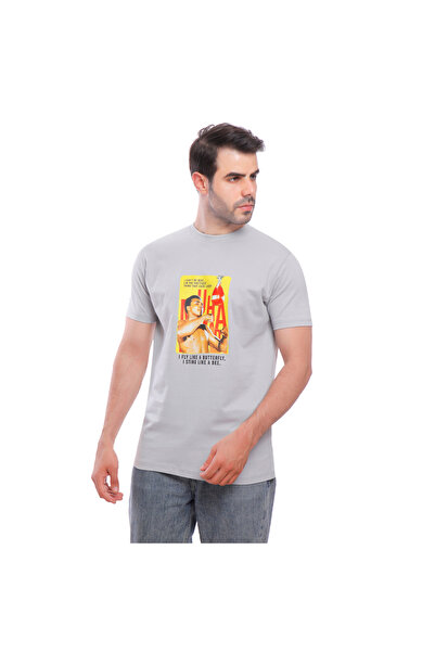 COUP Men Printed Single Jersey T-shirt 1000767 S-gray