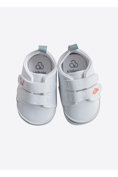 kitikate White Pesca Booties