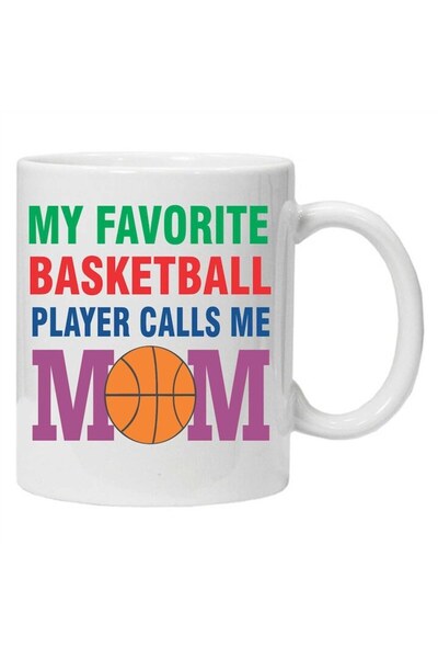 OEM Εξατομικευμένη λευκή κούπα "Λατρεύω το μπάσκετ", INOVATIX®️. 330ml