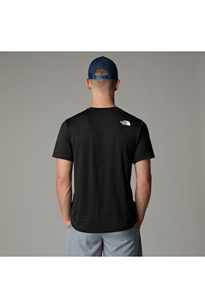 THE NORTH FACE M 24/7 S/S TEE REG - Tričko s krátkým rukávem, regulované, nerezová ocel