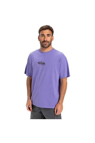 Quiksilver Gh Qs Global Heat Men's Purple T-Shirt Men T-Shirt Eqyzt08021