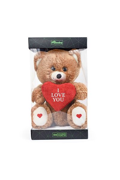 Pababo Special Heart "I Love You" Plush Teddy Bear for Lovers