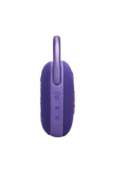 JBL مكبر صوت JBL Clip 5 فائق الحمل بتقنية البلوتوث بتصميم مقاوم للماء وصوت جهير معزز - بنفسجي