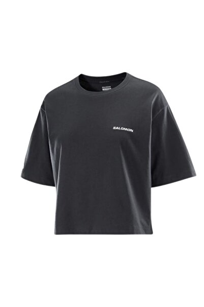 Salomon Γυναικείο μπλουζάκι LOGO Μαύρο LC2527800