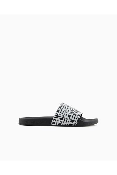 Armani Exchange Scaun pentru bărbați cu logo-ul de top Surface Sahra-Black XUP004 XV679-N814