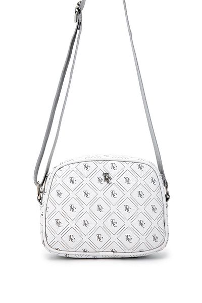 Tamer Tanca Women's Vegan White Messenger Bag