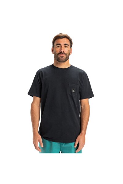Quiksilver Salt Water Pocket Erkek Siyah Tişört ERKEK T-SHIRT EQYZT08035