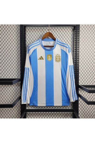 yenteks Tricou cu mânecă lungă Messi pentru adulți Echipa națională a Argentinei Liga Campionilor