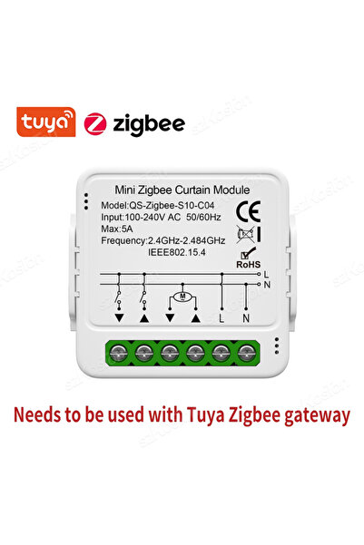 Choice ZigBee version Tuya Smart WiFi ZigBee Curtain Module Blinds Roller Shu...