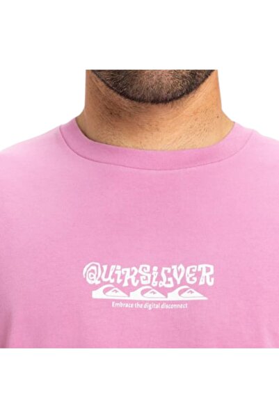 Quiksilver Hw Tree Connection Men's Purple T-Shirt Men's T-Shirt Eqyzt08034