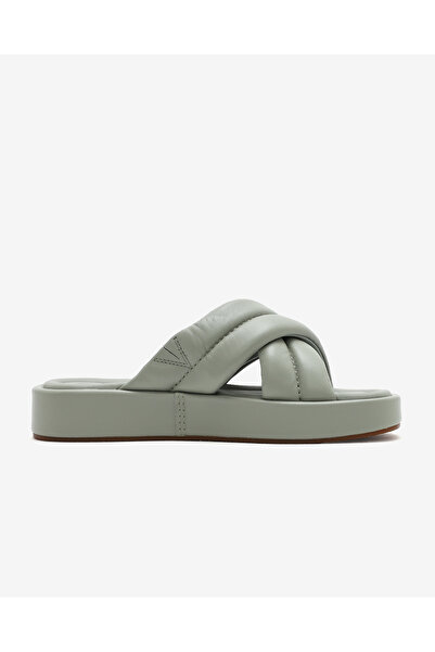 CLARKS Alda Glide Kadın Yeşil Terlik 26181184