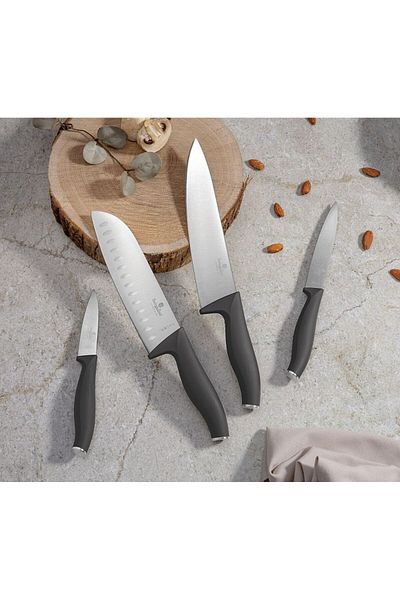 Berlinger Haus Stainless steel knife set 4 pcs. Anthracite Collection
