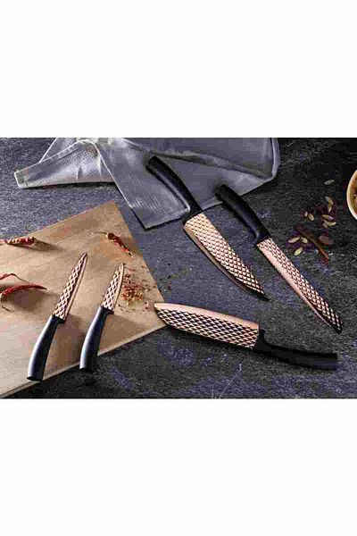 Berlinger Haus Black Rose Collection 5-piece non-stick knife set