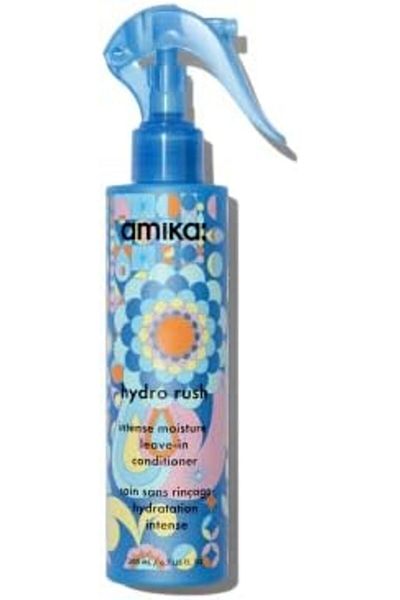 AMIKA Hydro Rush Intense Moisture Leave-In Conditioner with Hyaluronic Acid, 200 ml