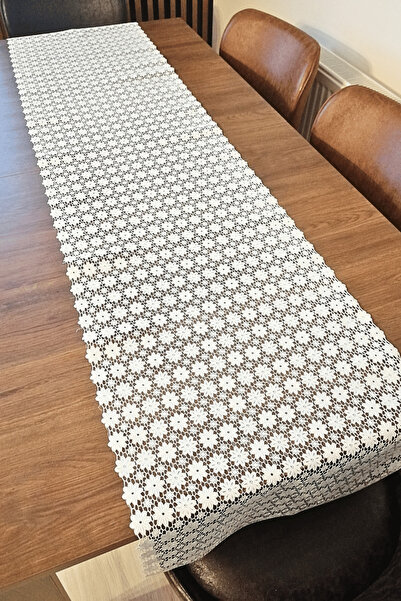 ELEGANCEV رف دانتيل PVC - خزانة - درج - طاولة - طاولة جانبية - غطاء - 50 سم × 3 متر - نمط 5