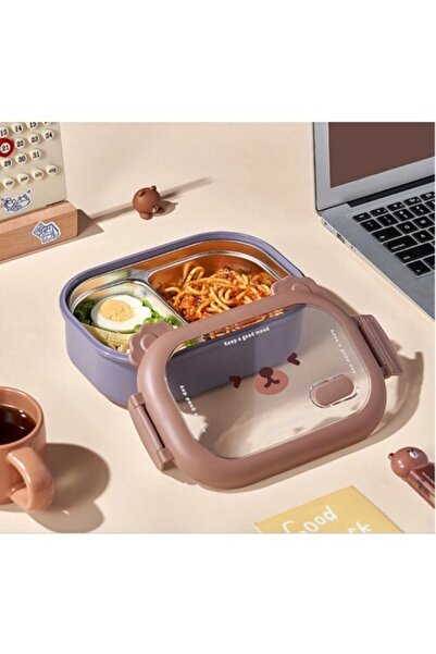 DTAB Compartmented Stainless Steel Food Box