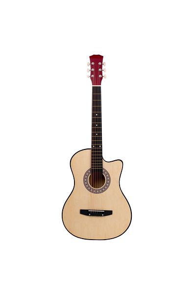 Depox Classical Wooden Guitar 95 Cm, Cutaway Natural