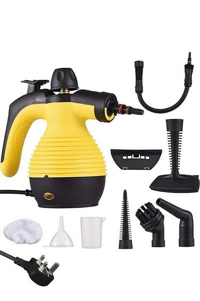 COOYA Portable Handheld Steam Cleaner, With 9PCS Accessory, 1050W High Power,110V, High Temperature, Blue