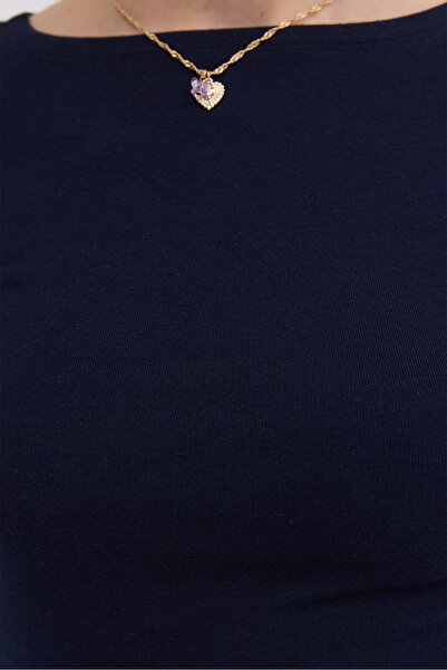 Addax Μπλουζάκι Modal με κοντό μανίκι P4298-W8