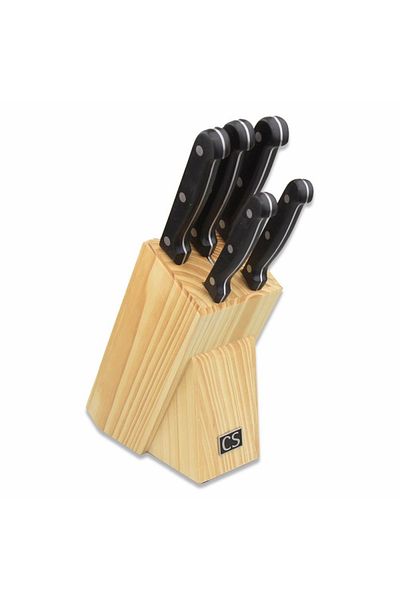 Carl Schmidt Sohn Set of 6 STARS block knives