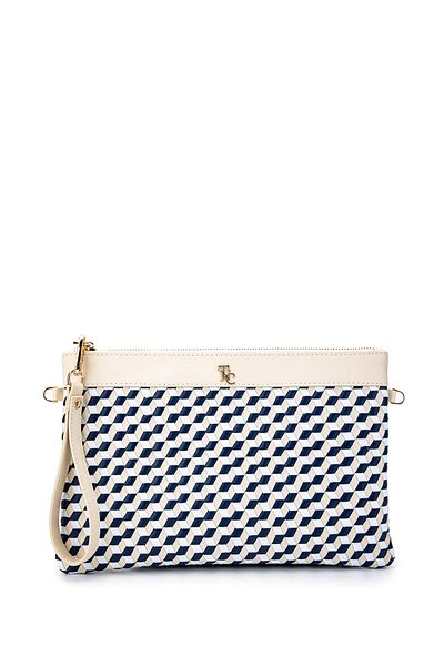 Tamer Tanca Women's Genuine Leather Navy Blue Shoulder Bag
