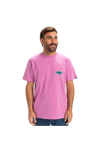 Quiksilver Ανδρικό ροζ μπλουζάκι Ev Beach Blast Ανδρικό μπλουζάκι Eqyzt08046