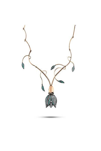 Lial Diamond 4.1 Karat Pırlanta Zümrüt Kolye, Mücevher Sertifikalı