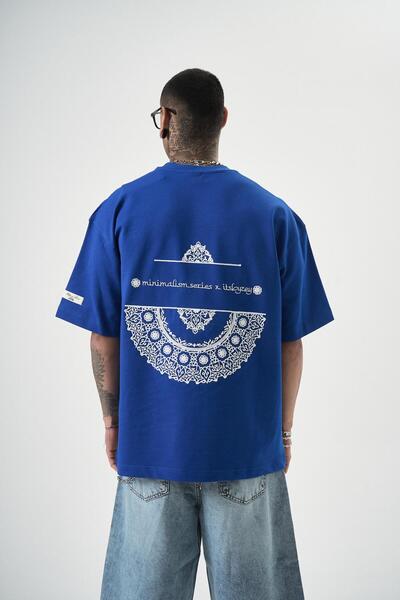 Respire Minimalistička serija muške Vezena Oversize kroj T-shirt na prodaju