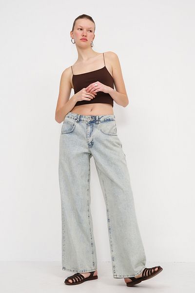 Addax Thin Straps Crop Bustier B11957-r2