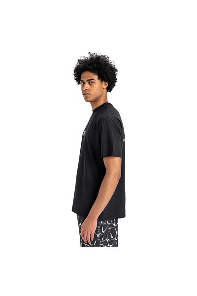 Quiksilver Ανδρικό μαύρο μπλουζάκι Mercury Chrome Lightning Ανδρικό μπλουζάκι Eqyzt08016