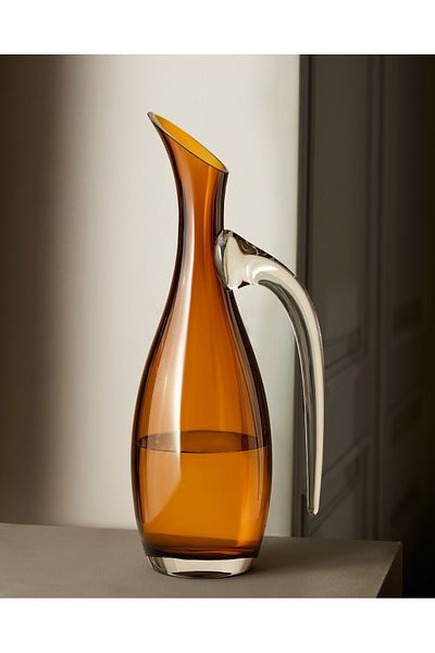 Madame Coco Trouville handgefertigte Glaskaraffe mit Henkel