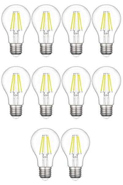 Heka 10 Adet Led Ampul 6w 6500k E27 ( Beyaz ) ( A60 ) ERD-96