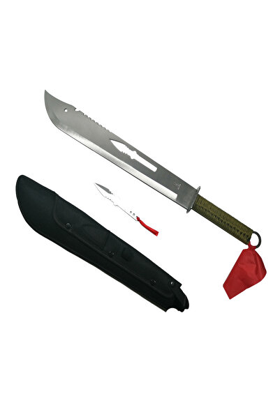 Depox Lovecký meč IdeallStore, samurajská čepel, textilní rukojeť, 67 cm, vče...