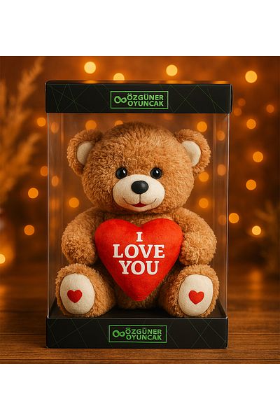 Pababo Special Heart "I Love You" Plush Teddy Bear for Lovers